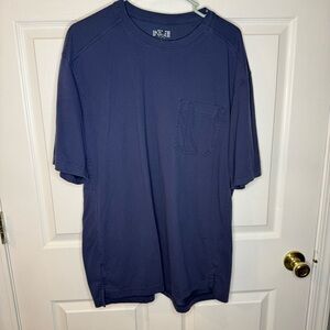 Duluth Trading Co Navy Short Sleeve Tee Mens Size Large